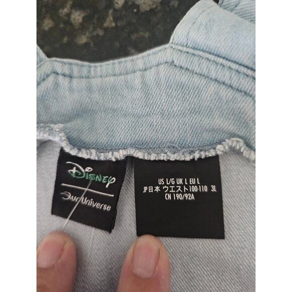 Disney Our Universe Womens Mickey Mouse 28 Denim Overalls NWT - Picture 5 of 9